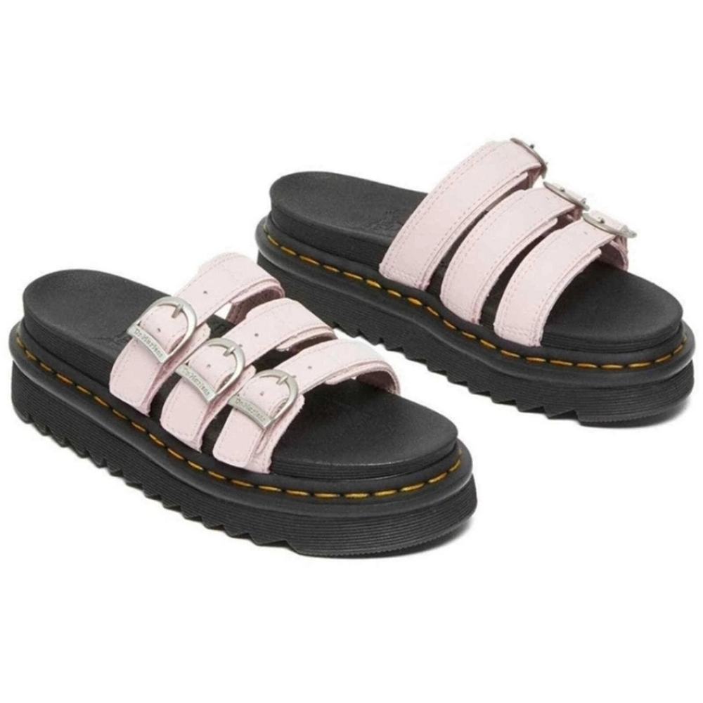 Dr Martens Blaire Pink Chunky Slides Docs Sandals Women's Size 6 - Picture 11 of 16